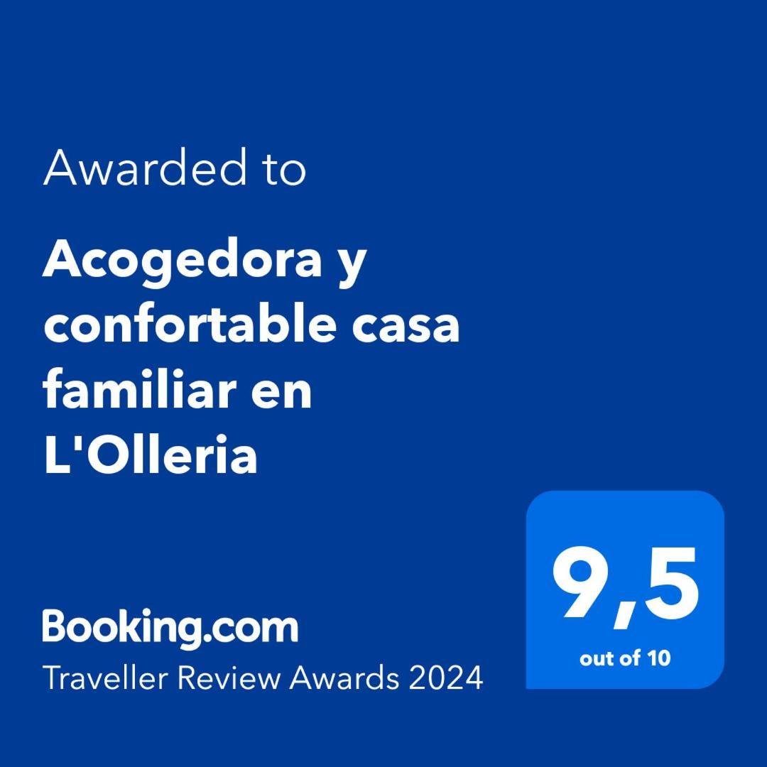 Acogedora Y Confortable Casa Familiar En L'Olleria Экстерьер фото